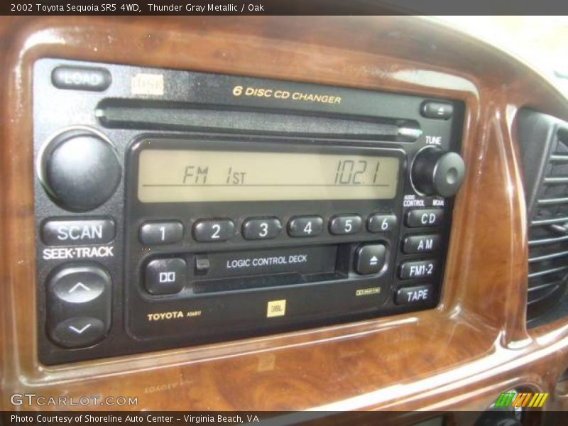 Thunder Gray Metallic / Oak 2002 Toyota Sequoia SR5 4WD