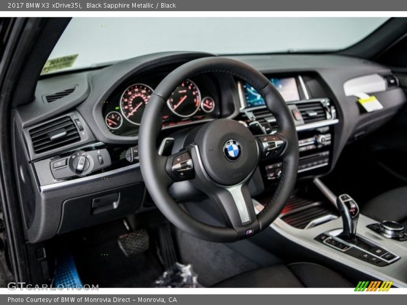 Dashboard of 2017 X3 xDrive35i