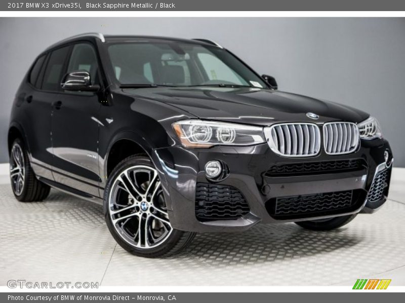Front 3/4 View of 2017 X3 xDrive35i