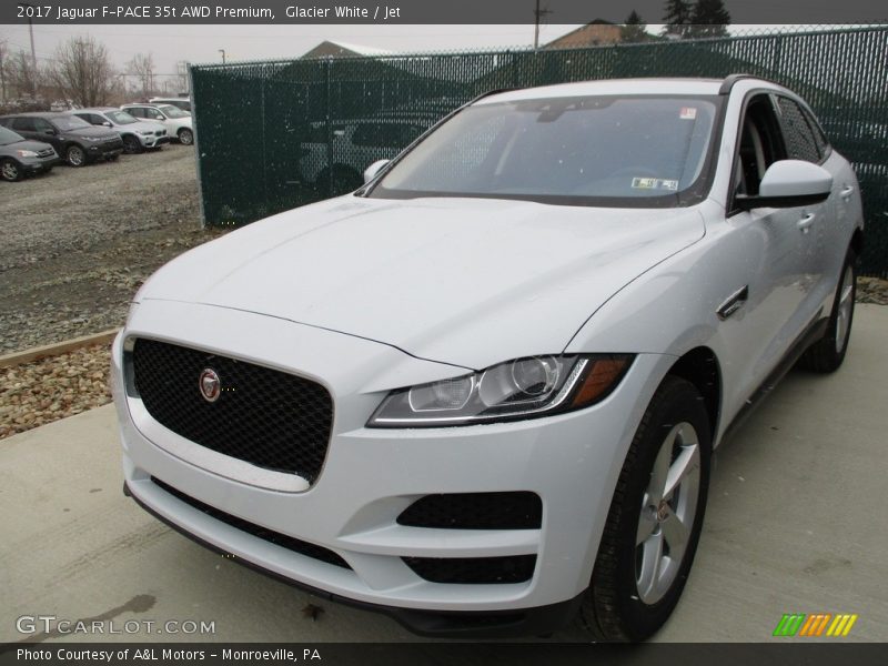 Glacier White / Jet 2017 Jaguar F-PACE 35t AWD Premium