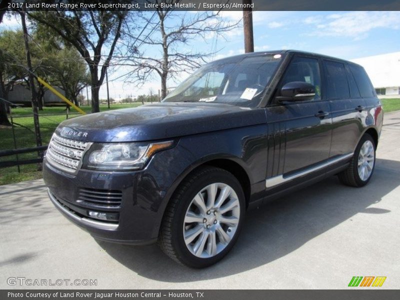 Loire Blue Metallic / Espresso/Almond 2017 Land Rover Range Rover Supercharged