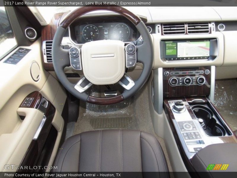 Loire Blue Metallic / Espresso/Almond 2017 Land Rover Range Rover Supercharged