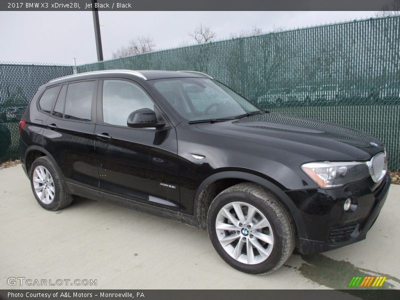 Jet Black / Black 2017 BMW X3 xDrive28i