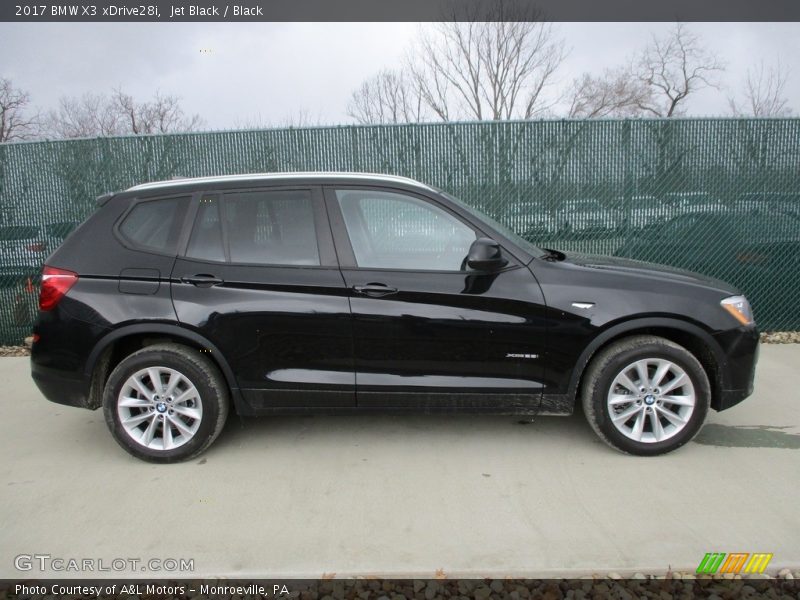 Jet Black / Black 2017 BMW X3 xDrive28i