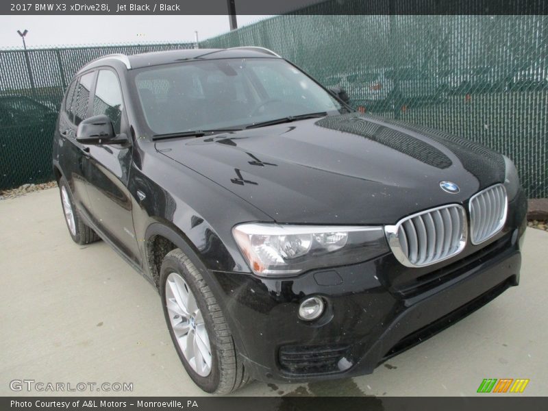 Jet Black / Black 2017 BMW X3 xDrive28i