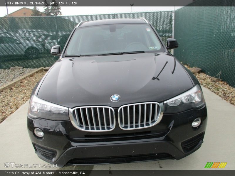 Jet Black / Black 2017 BMW X3 xDrive28i
