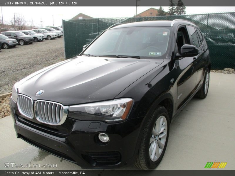 Jet Black / Black 2017 BMW X3 xDrive28i