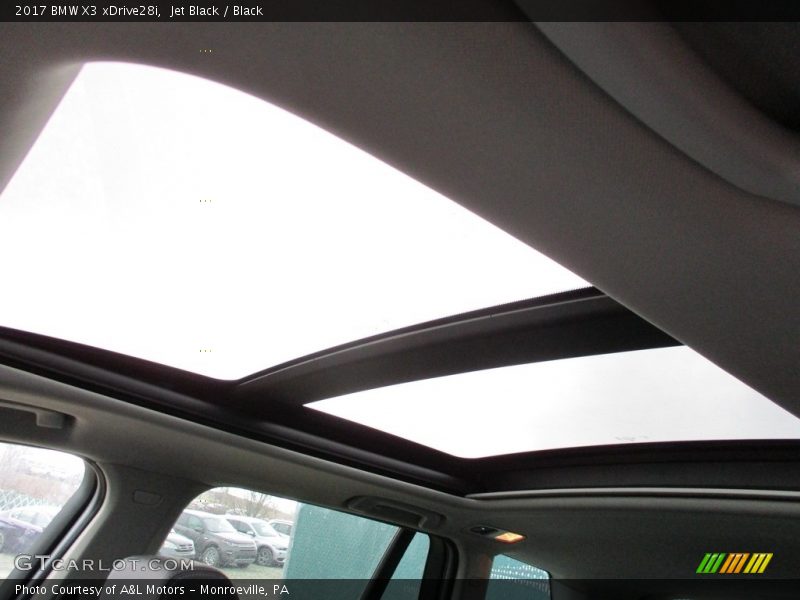 Jet Black / Black 2017 BMW X3 xDrive28i