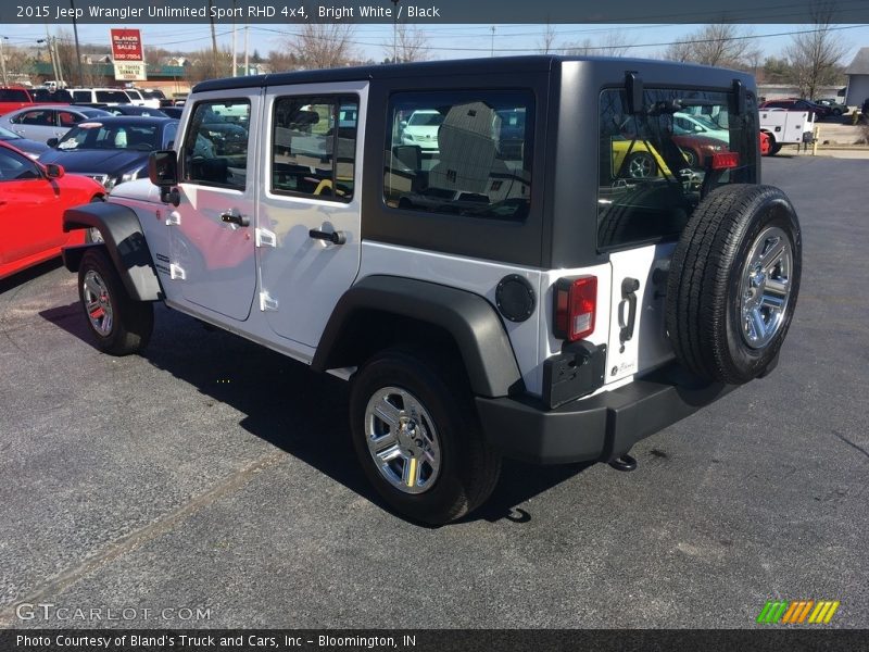 Bright White / Black 2015 Jeep Wrangler Unlimited Sport RHD 4x4