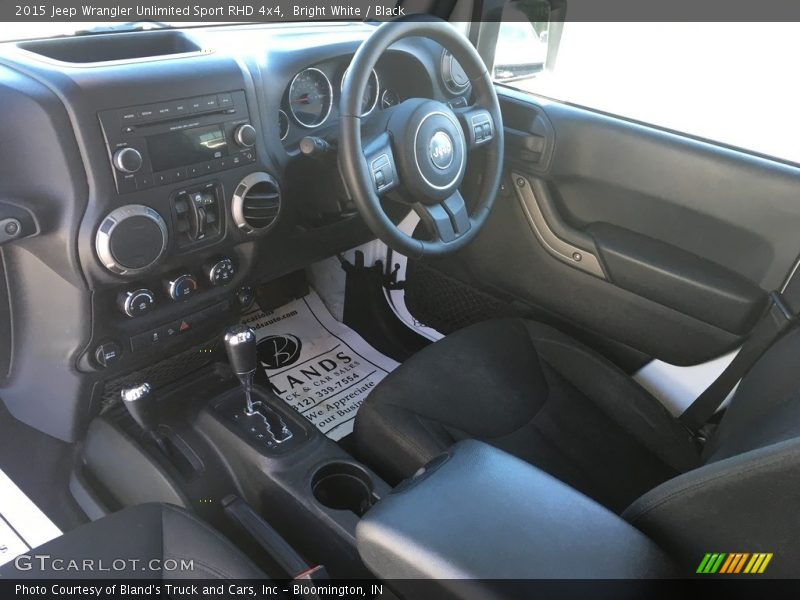 Bright White / Black 2015 Jeep Wrangler Unlimited Sport RHD 4x4