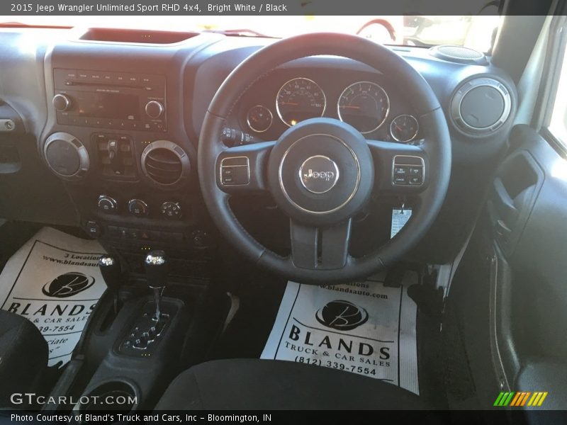 Bright White / Black 2015 Jeep Wrangler Unlimited Sport RHD 4x4