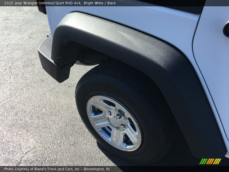 Bright White / Black 2015 Jeep Wrangler Unlimited Sport RHD 4x4