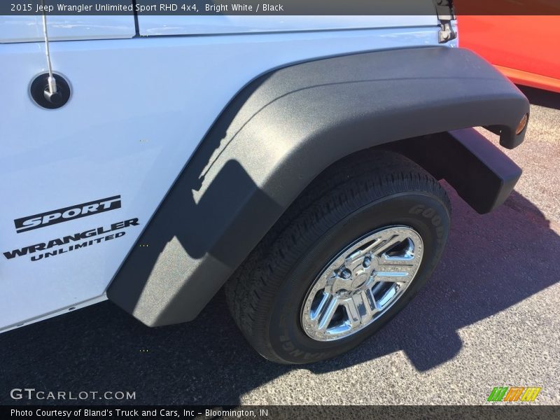 Bright White / Black 2015 Jeep Wrangler Unlimited Sport RHD 4x4