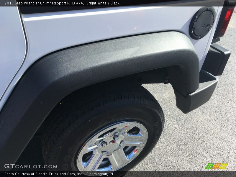 Bright White / Black 2015 Jeep Wrangler Unlimited Sport RHD 4x4