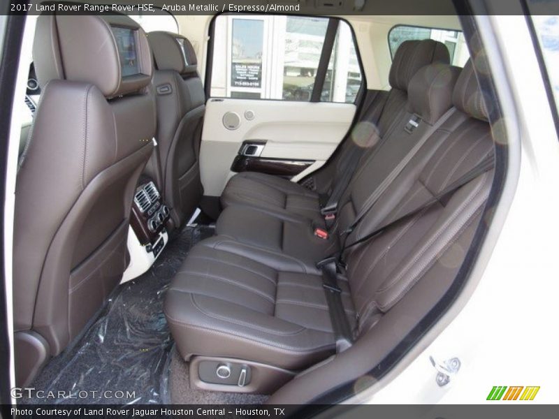 Aruba Metallic / Espresso/Almond 2017 Land Rover Range Rover HSE