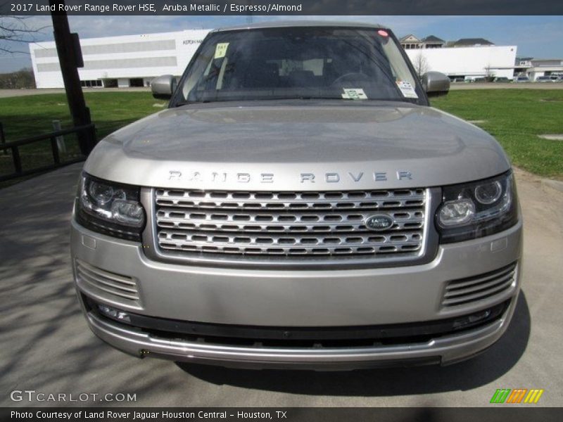 Aruba Metallic / Espresso/Almond 2017 Land Rover Range Rover HSE