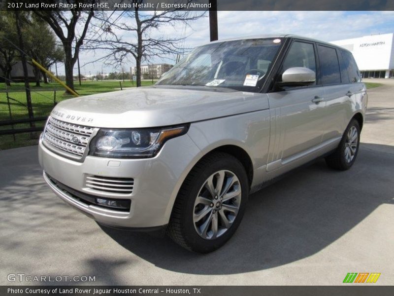 Aruba Metallic / Espresso/Almond 2017 Land Rover Range Rover HSE
