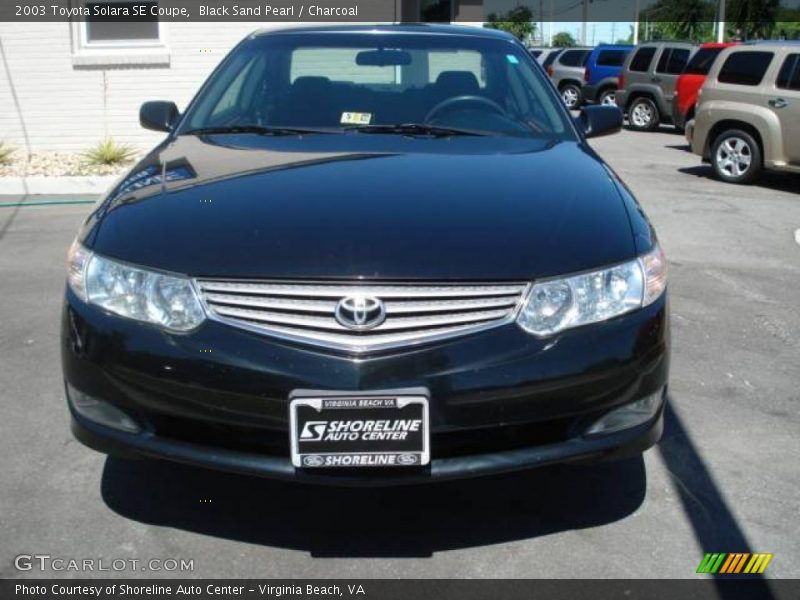 Black Sand Pearl / Charcoal 2003 Toyota Solara SE Coupe