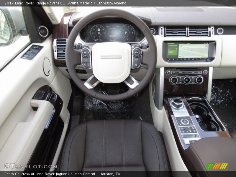 Aruba Metallic / Espresso/Almond 2017 Land Rover Range Rover HSE