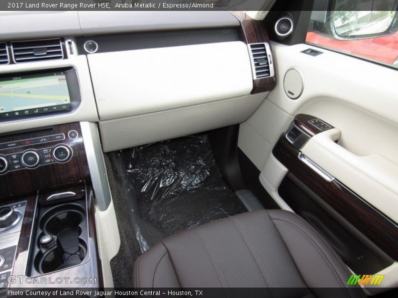 Aruba Metallic / Espresso/Almond 2017 Land Rover Range Rover HSE