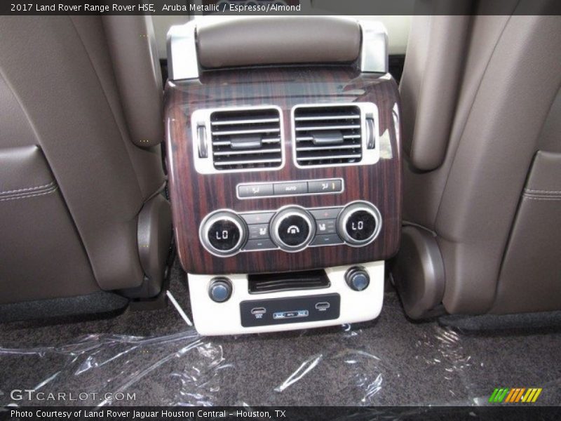 Aruba Metallic / Espresso/Almond 2017 Land Rover Range Rover HSE