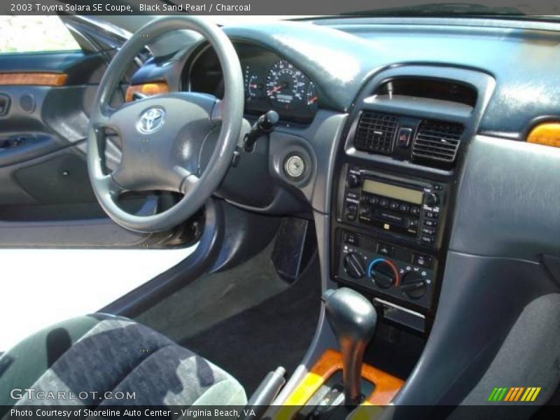 Black Sand Pearl / Charcoal 2003 Toyota Solara SE Coupe