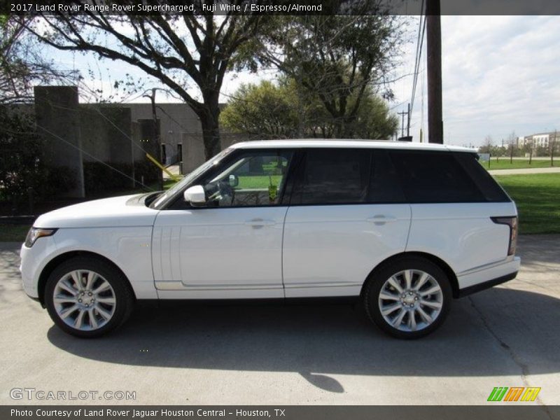 Fuji White / Espresso/Almond 2017 Land Rover Range Rover Supercharged