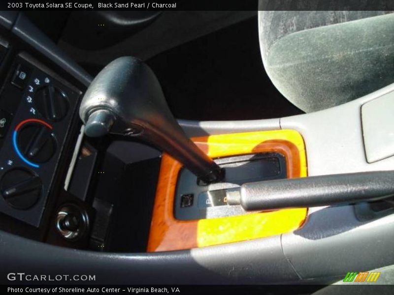 Black Sand Pearl / Charcoal 2003 Toyota Solara SE Coupe