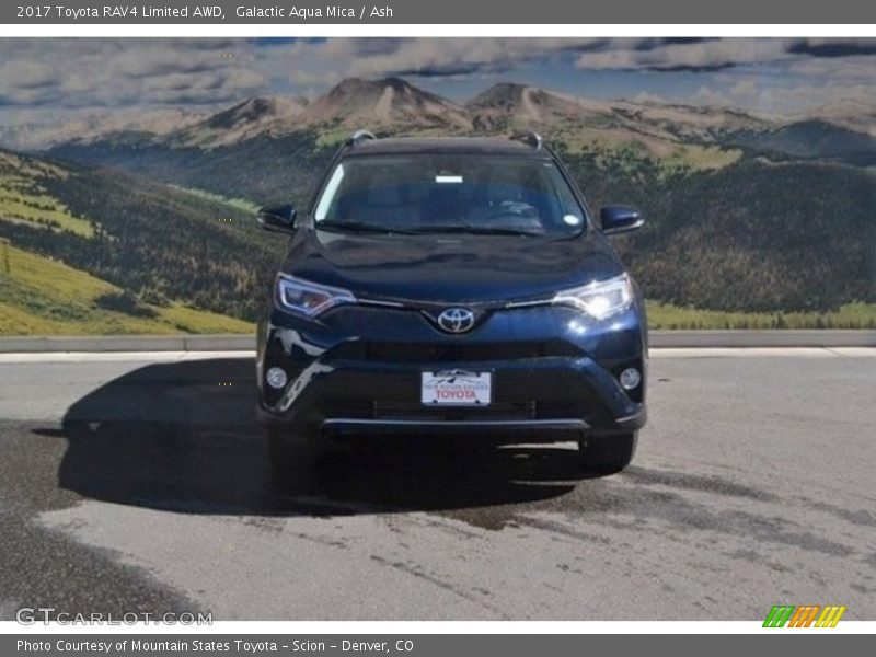Galactic Aqua Mica / Ash 2017 Toyota RAV4 Limited AWD