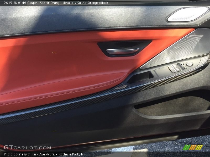 Sakhir Orange Metallic / Sakhir Orange/Black 2015 BMW M6 Coupe