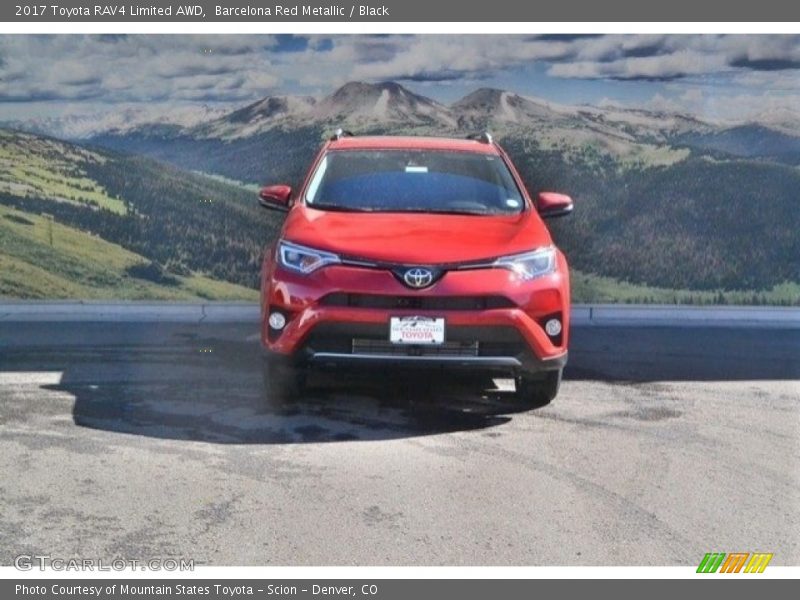 Barcelona Red Metallic / Black 2017 Toyota RAV4 Limited AWD