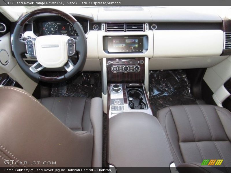 Narvik Black / Espresso/Almond 2017 Land Rover Range Rover HSE