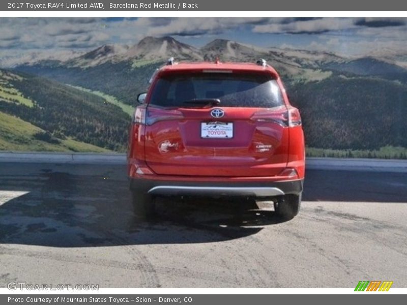 Barcelona Red Metallic / Black 2017 Toyota RAV4 Limited AWD