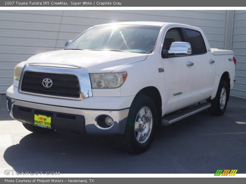 Super White / Graphite Gray 2007 Toyota Tundra SR5 CrewMax