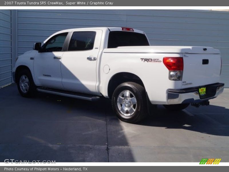 Super White / Graphite Gray 2007 Toyota Tundra SR5 CrewMax