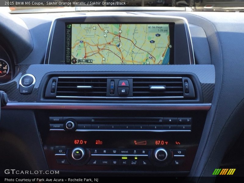 Sakhir Orange Metallic / Sakhir Orange/Black 2015 BMW M6 Coupe