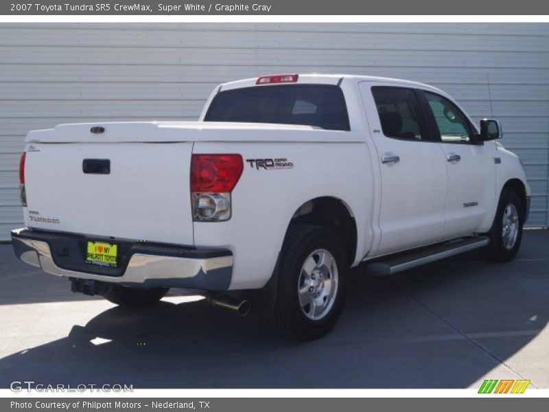 Super White / Graphite Gray 2007 Toyota Tundra SR5 CrewMax