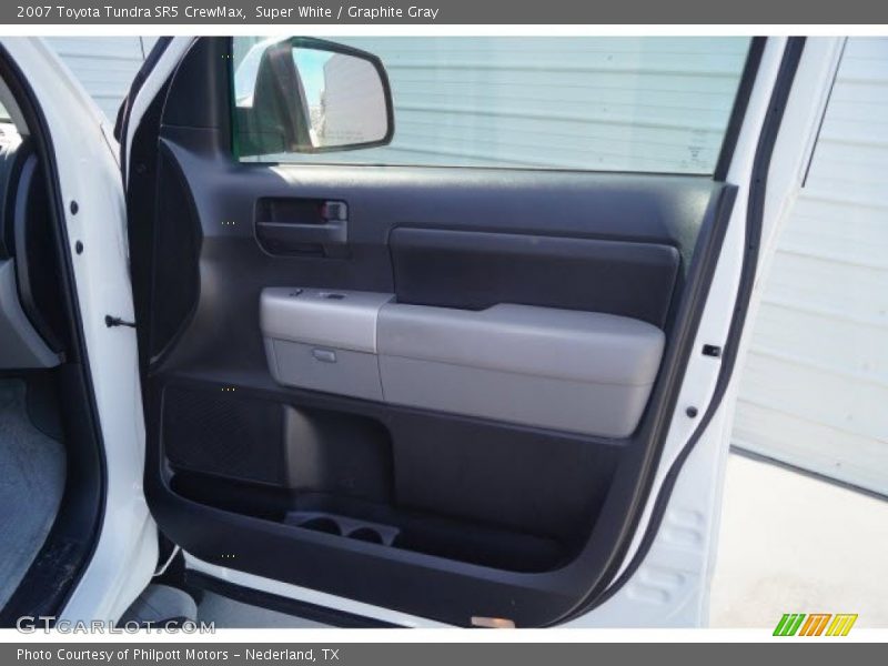 Super White / Graphite Gray 2007 Toyota Tundra SR5 CrewMax