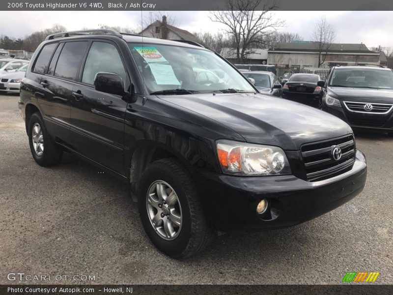 Black / Ash Gray 2006 Toyota Highlander V6 4WD