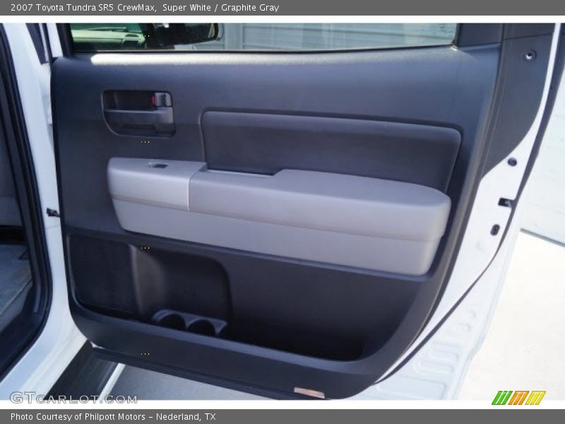 Super White / Graphite Gray 2007 Toyota Tundra SR5 CrewMax