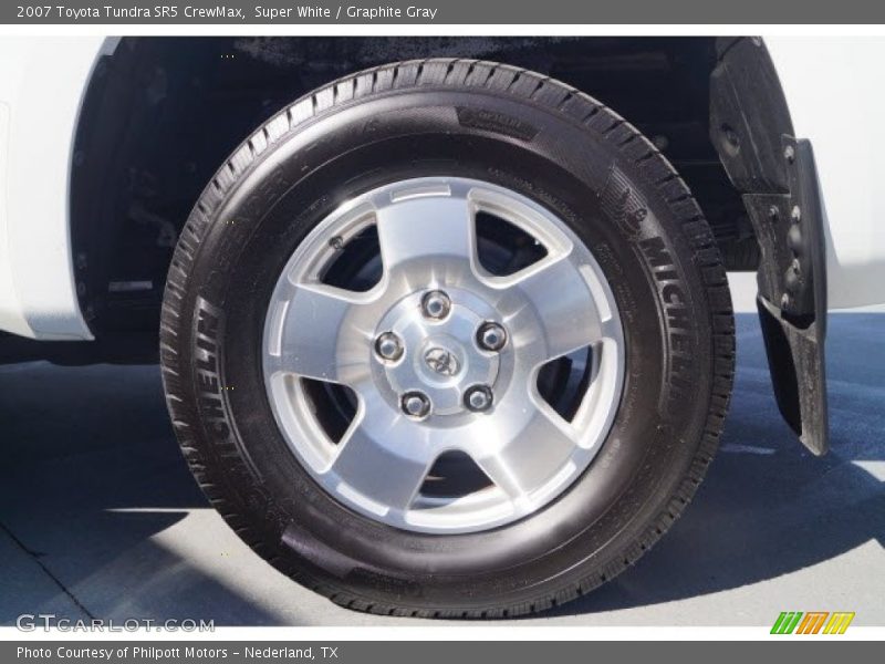 Super White / Graphite Gray 2007 Toyota Tundra SR5 CrewMax