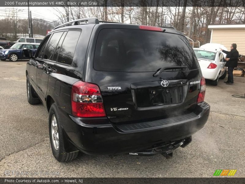 Black / Ash Gray 2006 Toyota Highlander V6 4WD