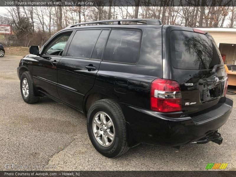Black / Ash Gray 2006 Toyota Highlander V6 4WD
