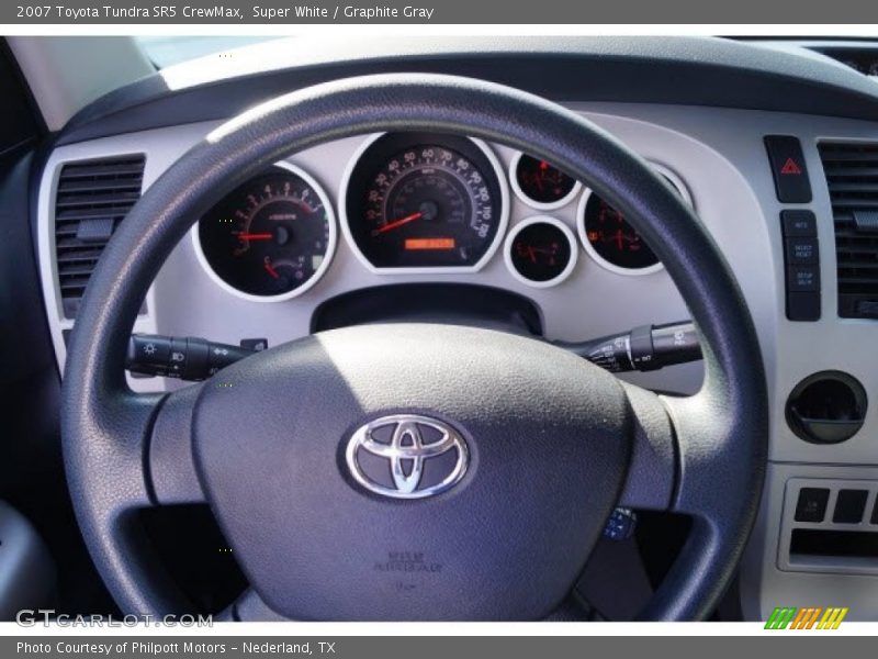 Super White / Graphite Gray 2007 Toyota Tundra SR5 CrewMax