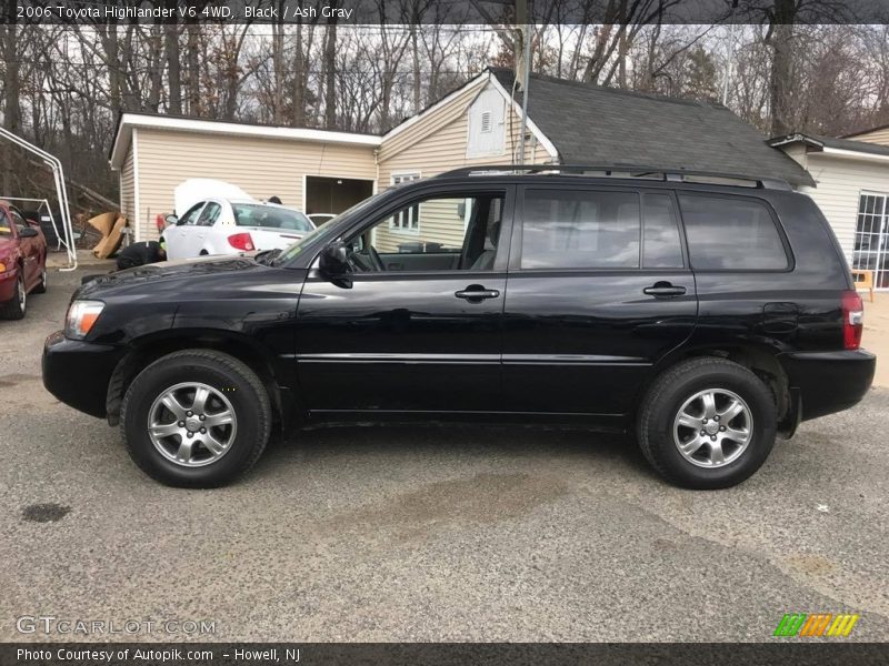 Black / Ash Gray 2006 Toyota Highlander V6 4WD