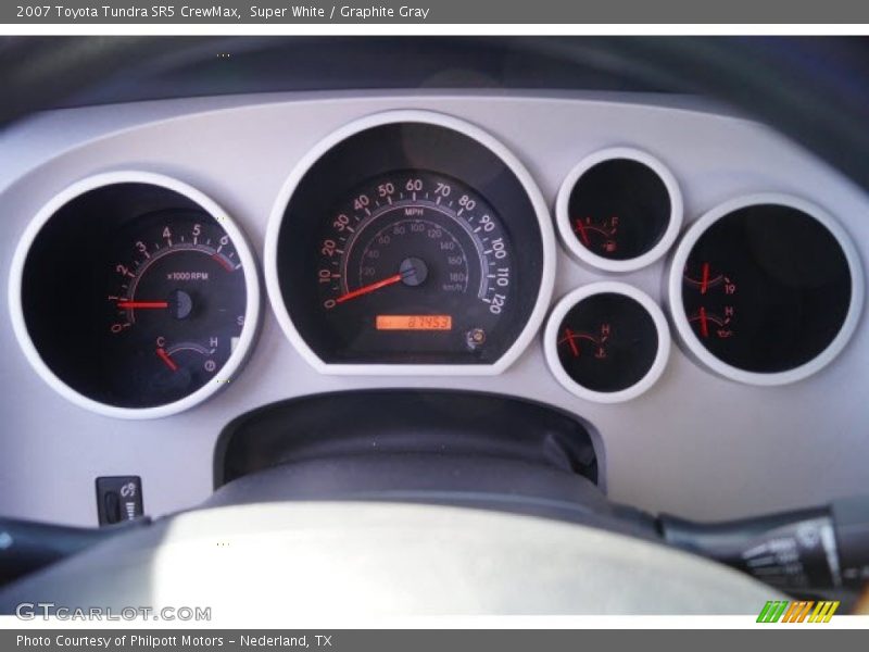 Super White / Graphite Gray 2007 Toyota Tundra SR5 CrewMax