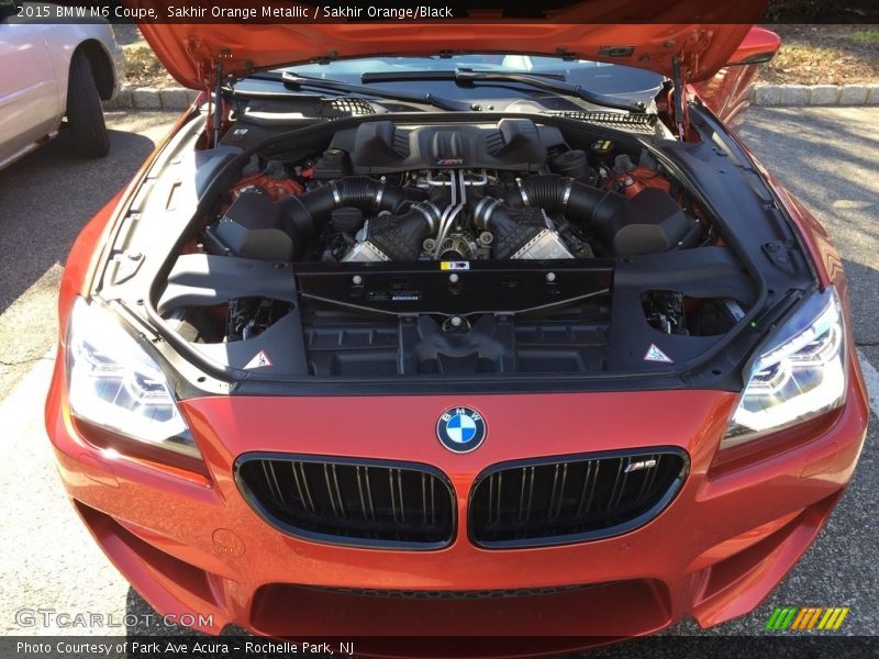 Sakhir Orange Metallic / Sakhir Orange/Black 2015 BMW M6 Coupe