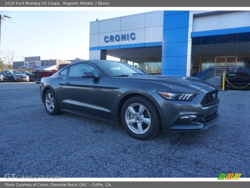 Magnetic Metallic / Ebony 2016 Ford Mustang V6 Coupe