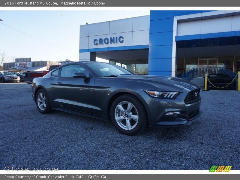 Magnetic Metallic / Ebony 2016 Ford Mustang V6 Coupe
