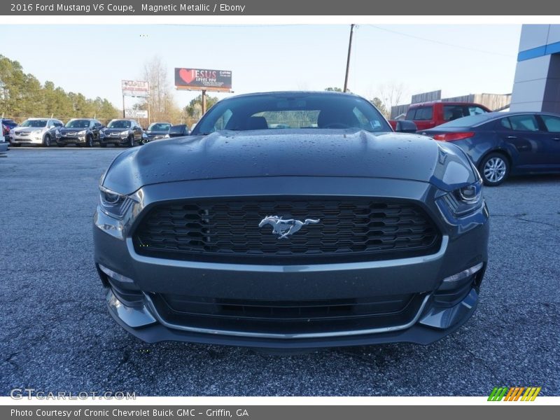 Magnetic Metallic / Ebony 2016 Ford Mustang V6 Coupe
